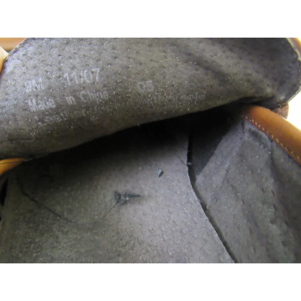 BANANA REPUBLIC Italian Leather Ortholite Slip‎ on Loafer Shoes Tan Size 9M